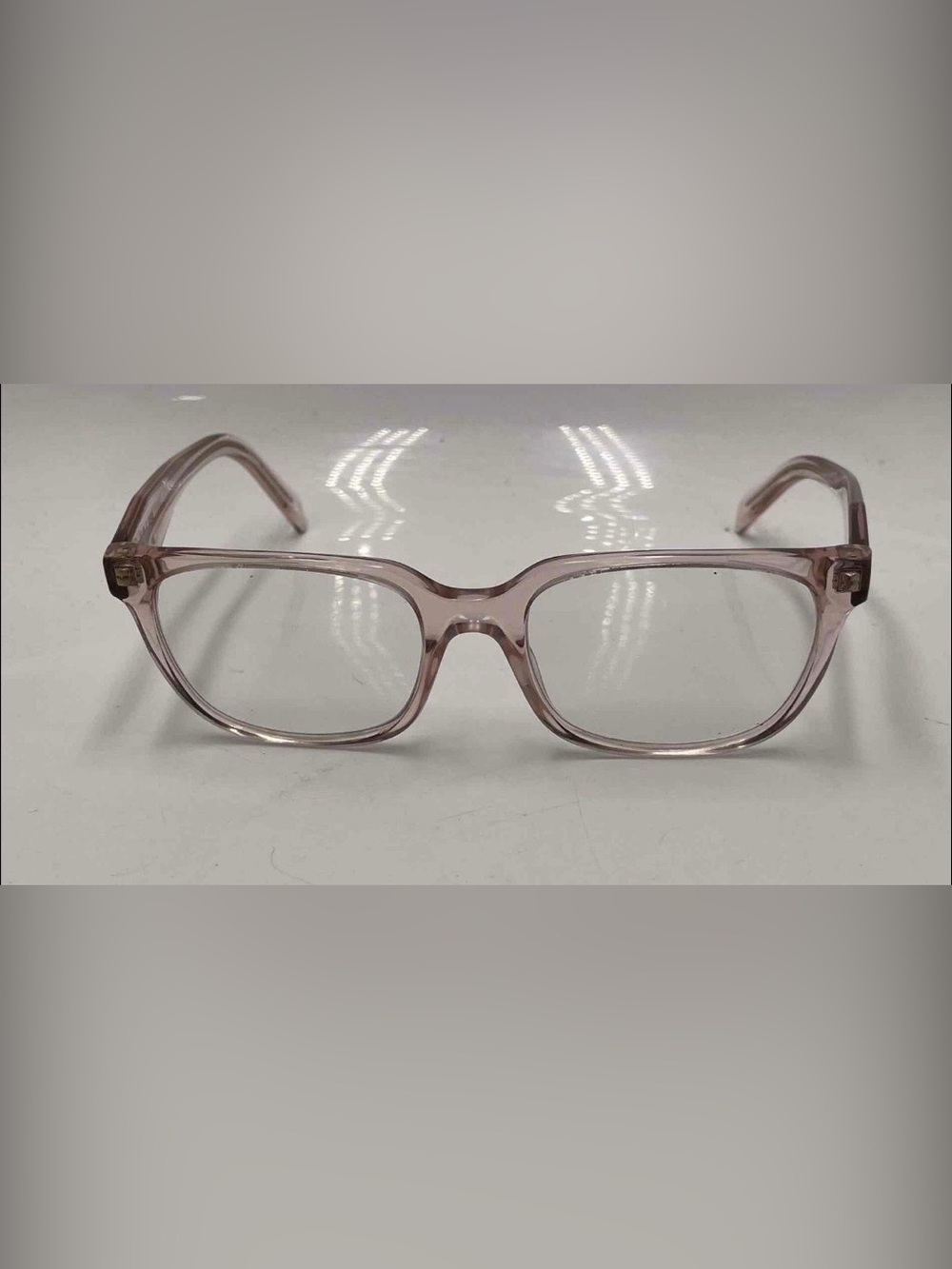 Prada Milano Pink Transparent Eyeglasses Frames Made in Italy Prescription